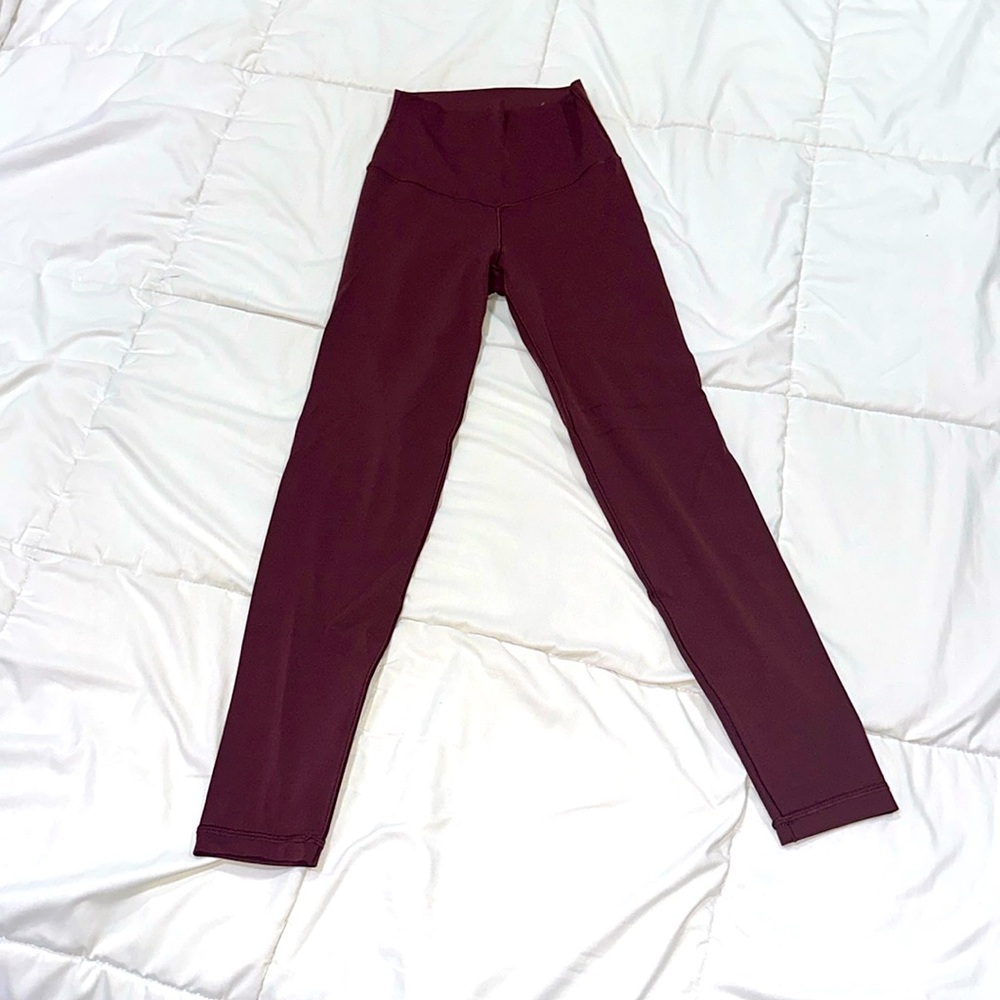 Maroon Aerie Leggings